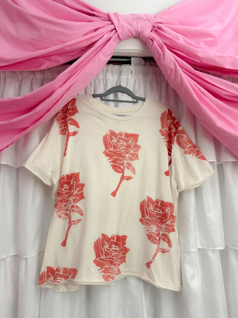 Free People We the Free Painted Rose Tee